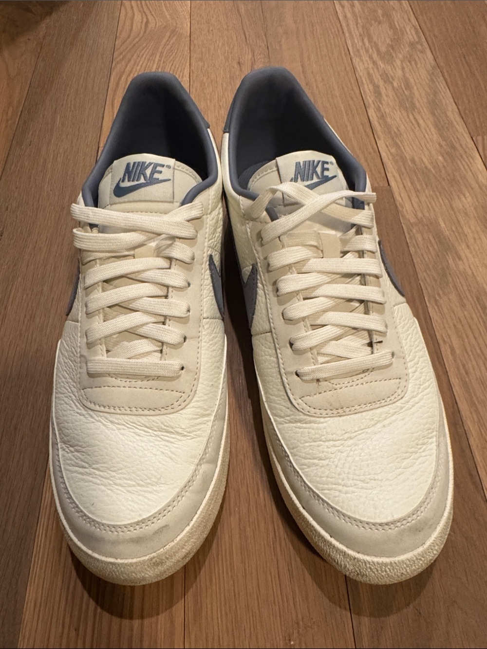 Nike Men’s Sneakers in white and Gray-Blue